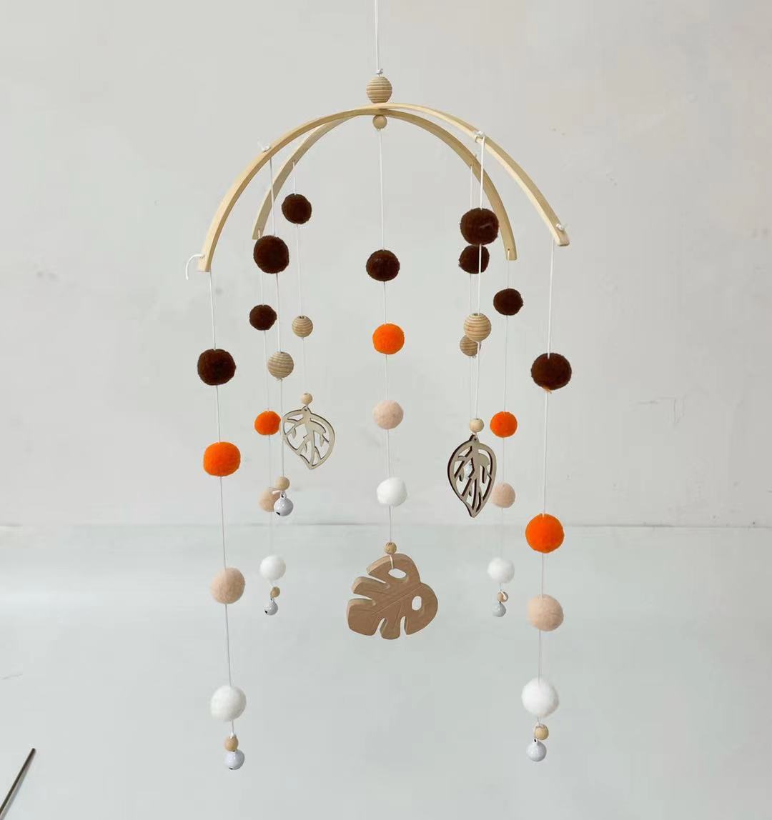 Round Hair Ball Bell Children Room Decoration