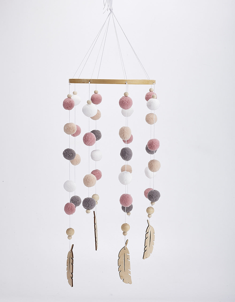 Round Hair Ball Bell Children Room Decoration