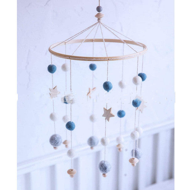 Round Hair Ball Bell Children Room Decoration