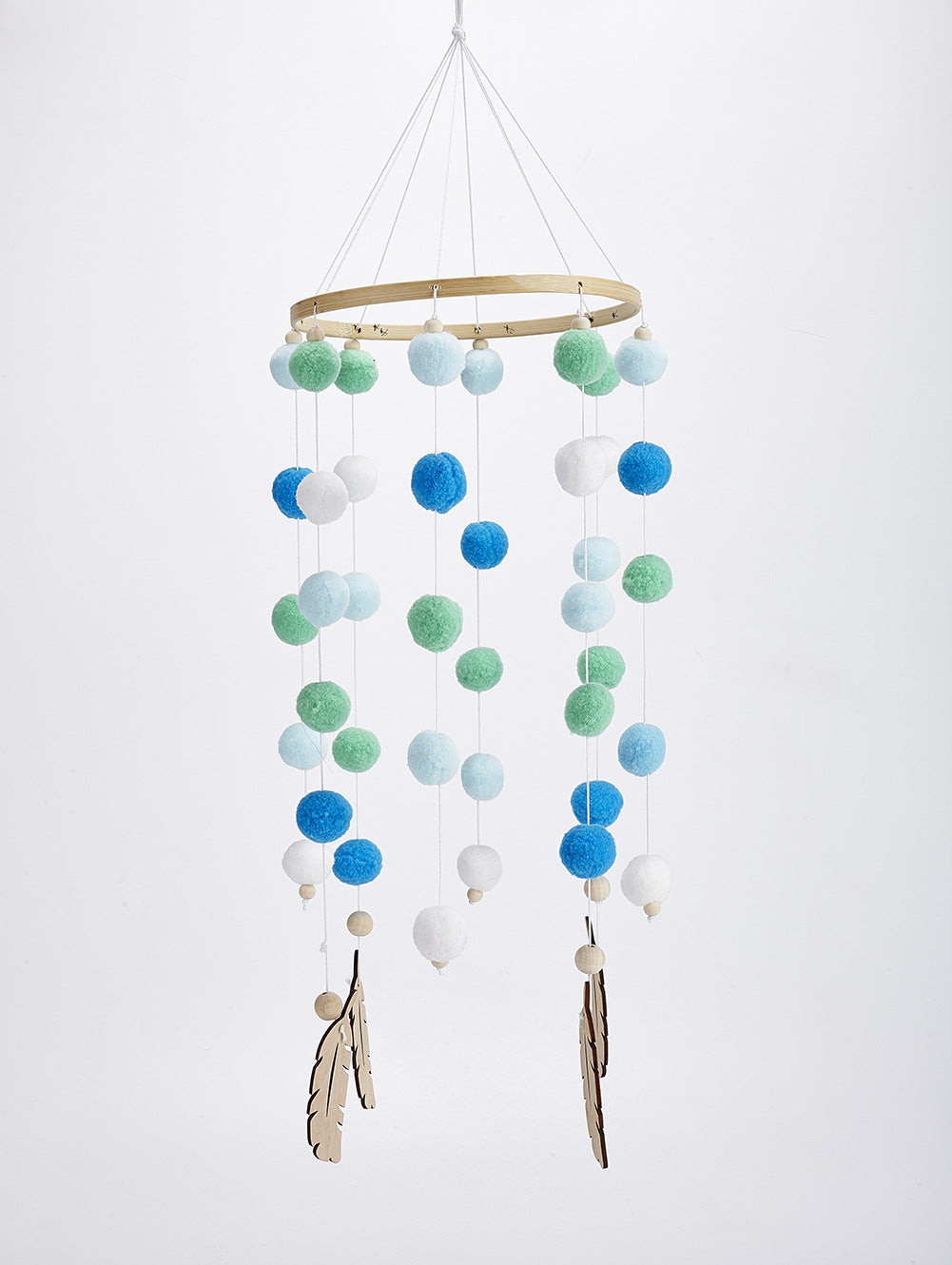 Round Hair Ball Bell Children Room Decoration