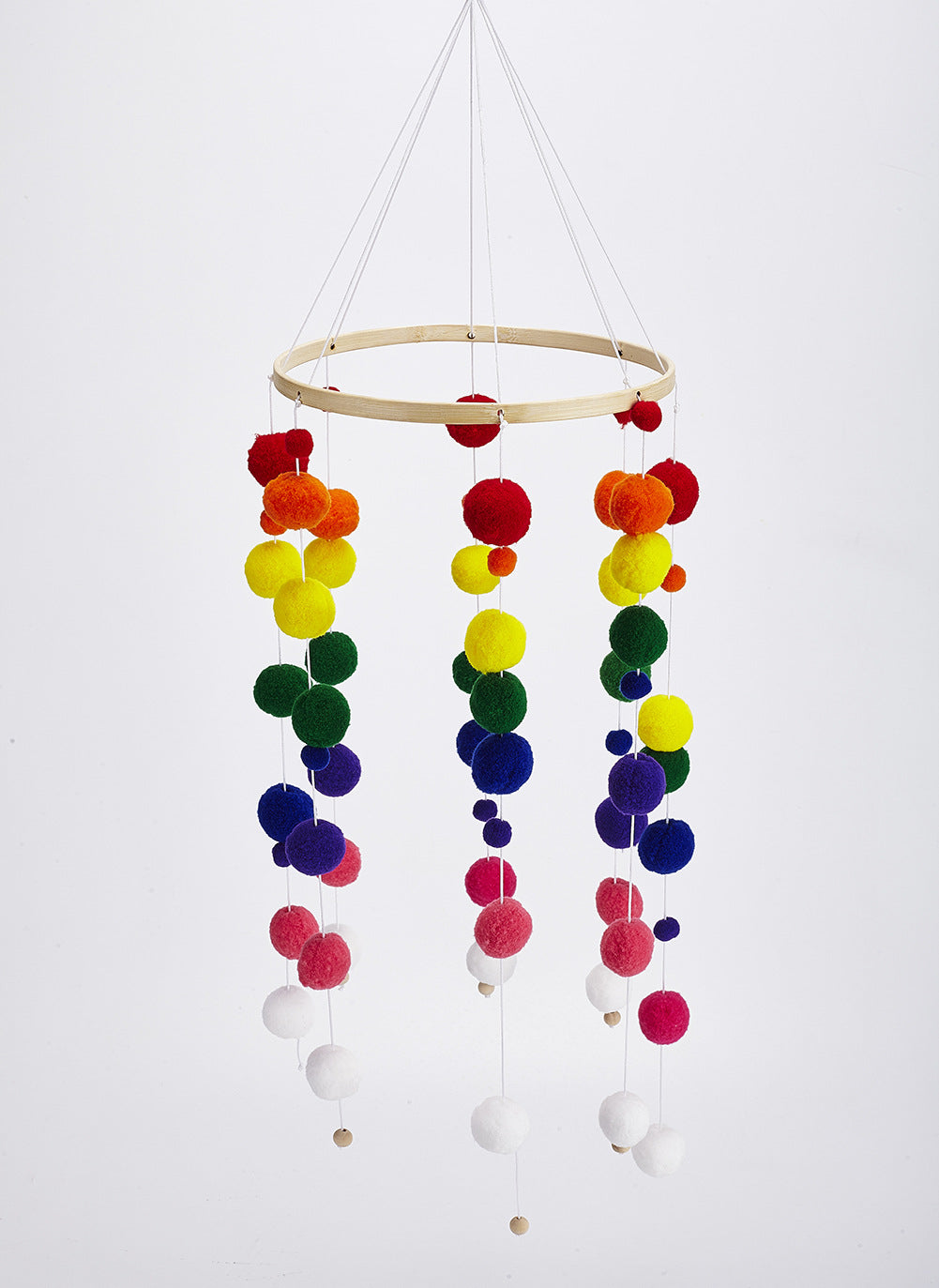 Round Hair Ball Bell Children Room Decoration
