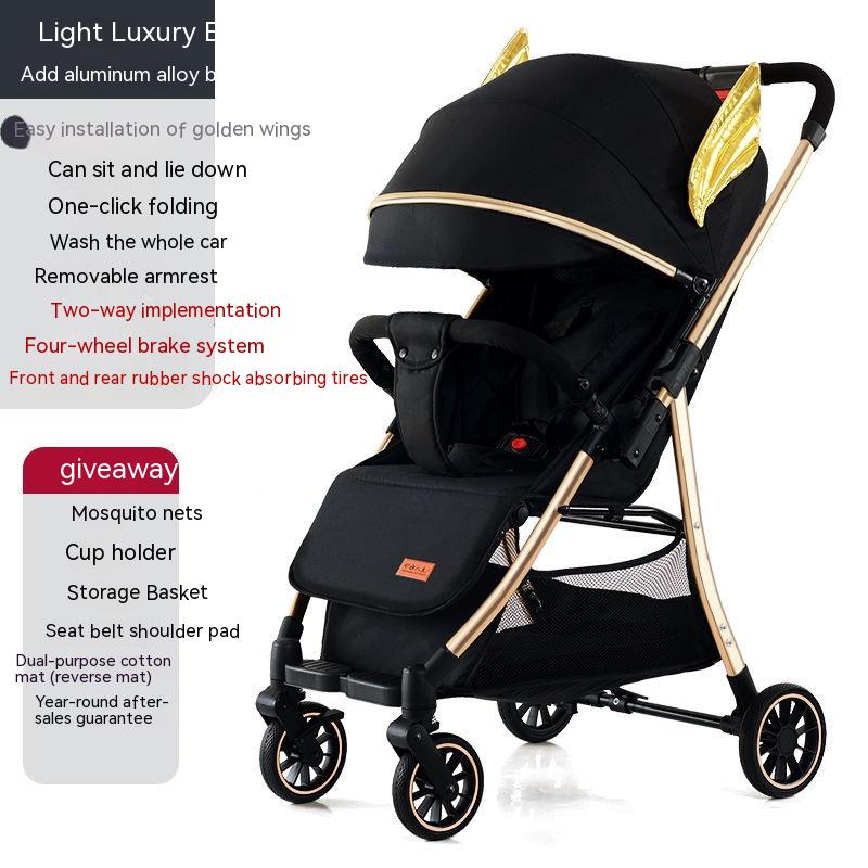 Poussette bébé légère et inclinable