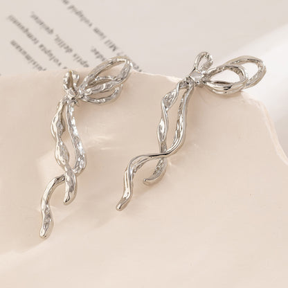 Boucles d'oreilles nœud papillon pour femmes