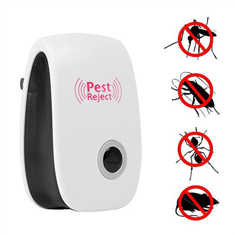 Répulsif électronique ultrasonique rechargeable, anti-moustiques, insectes nuisibles, rejet de souris, pratique, prise EUUS pour la maison