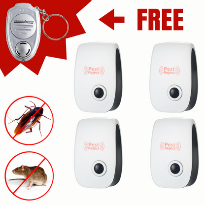 Répulsif électronique ultrasonique rechargeable, anti-moustiques, insectes nuisibles, rejet de souris, pratique, prise EUUS pour la maison