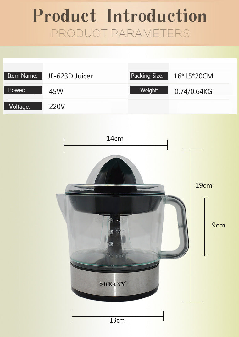Mélangeur électrique Portable fruits citron presse-agrumes multi-fonction Milkshake mélangeur fabricant de jus mélangeur de fruits Machine à jus