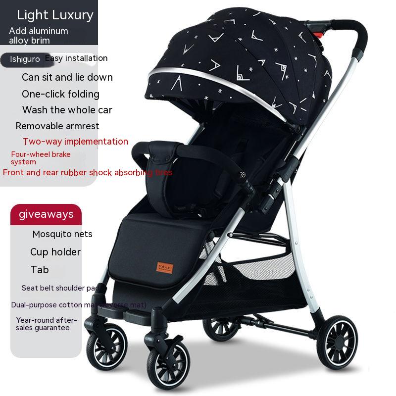 Poussette bébé légère et inclinable