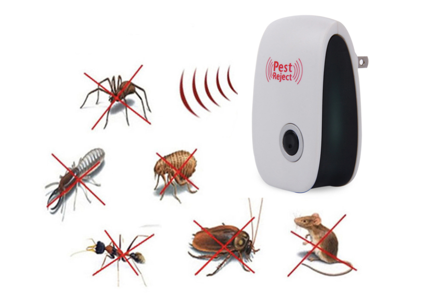 Répulsif électronique ultrasonique rechargeable, anti-moustiques, insectes nuisibles, rejet de souris, pratique, prise EUUS pour la maison