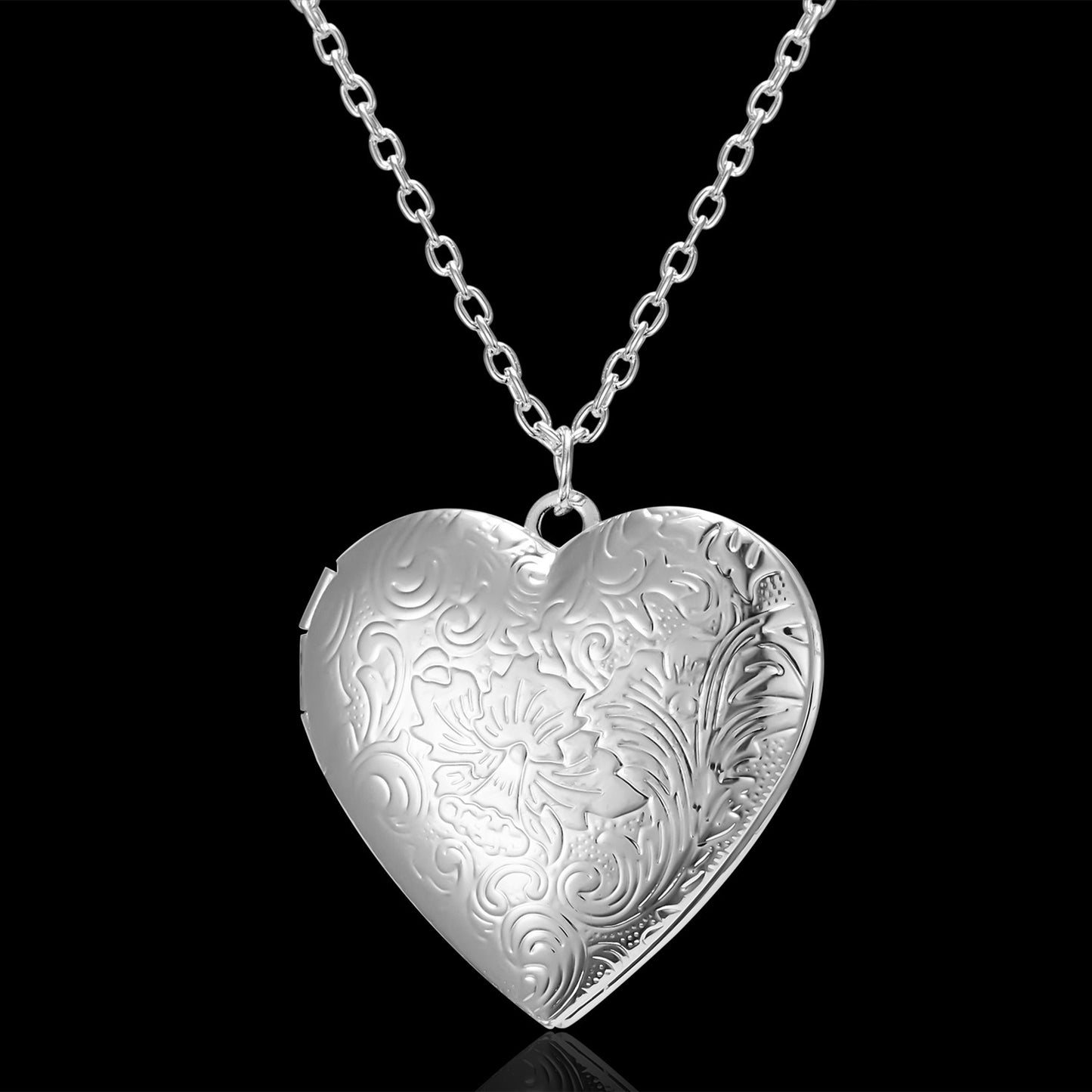 Collier d'amour au Design sculpté, pendentif personnalisé avec cadre Photo en forme de cœur pour femmes, bijoux de famille pour la saint-valentin