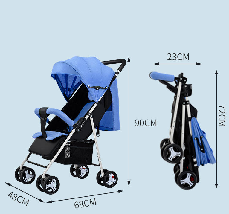 Poussette bébé pliante légère