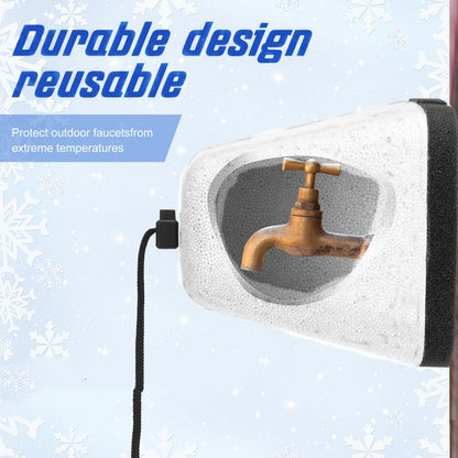 Housse de protection antigel pour robinet d'extérieur en mousse d'hiver