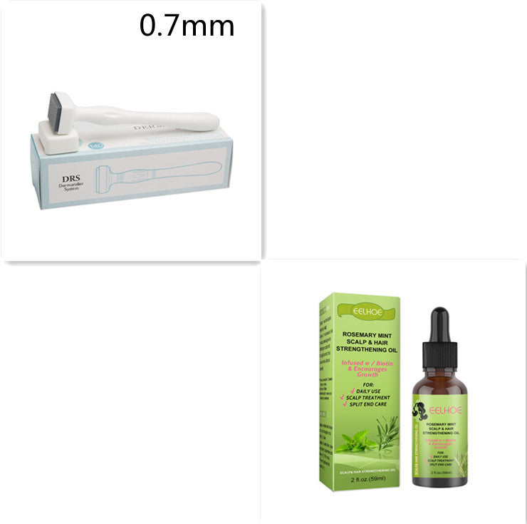 Masaje del cuero cabelludo fluido para el crecimiento del cabello con menta y romero