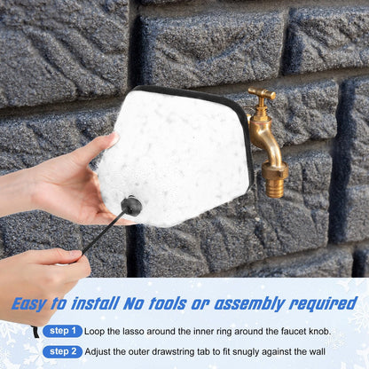 Housse de protection antigel pour robinet d'extérieur en mousse d'hiver