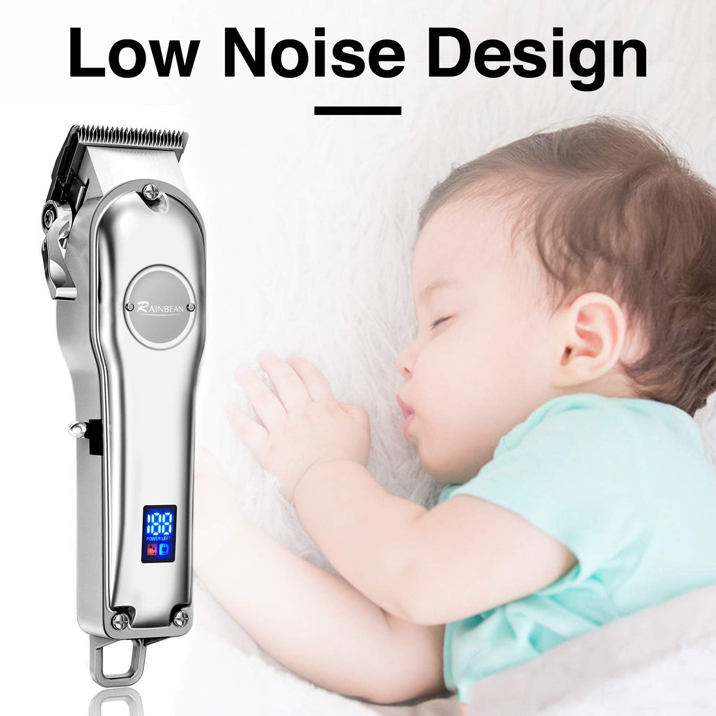Tondeuse à cheveux 3 en 1 pour homme, étanche IPX7, kit de toilettage, tondeuse à cheveux sans fil pour femmes et enfants, affichage LED, rechargeable par USB, interdit par Amazon